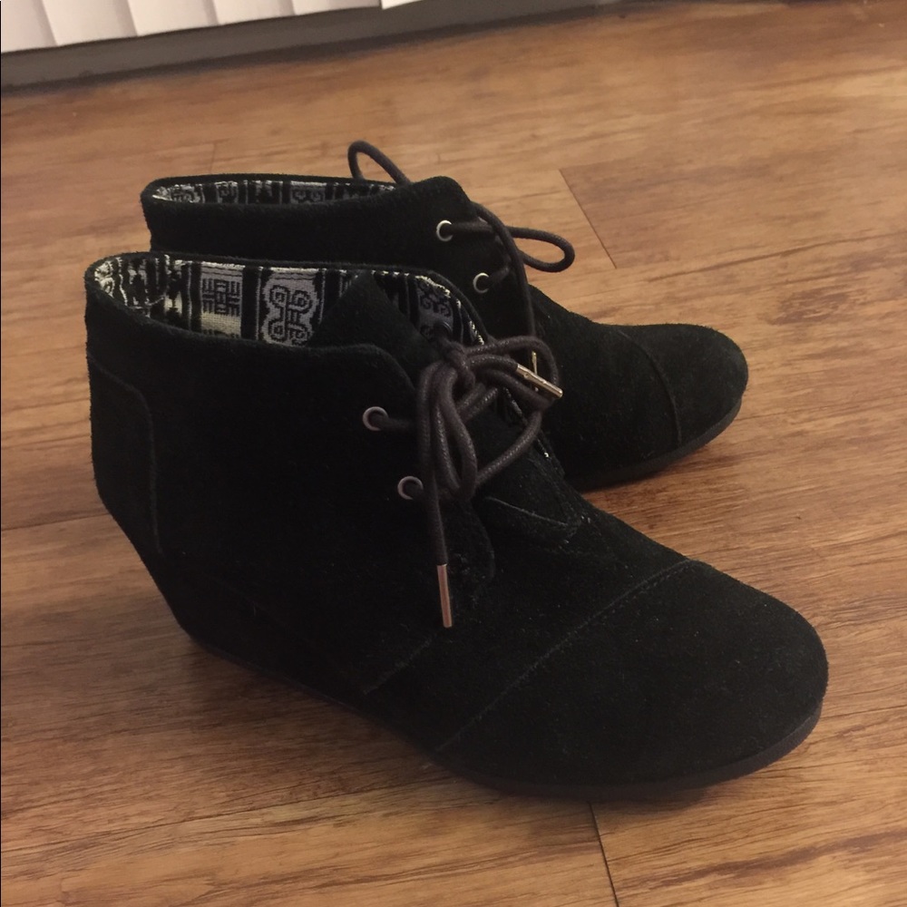 TOMS Desert Wedge Bootie